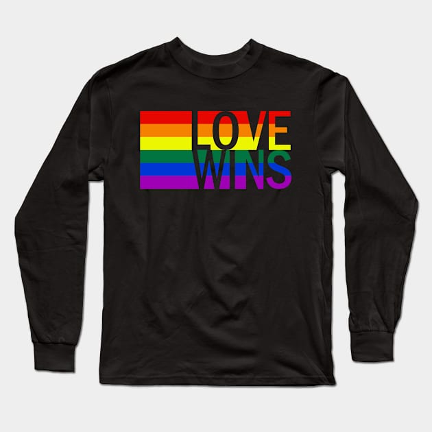 Love Always Wins Long Sleeve T-Shirt by machmigo